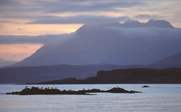 mountains and coast Scotland